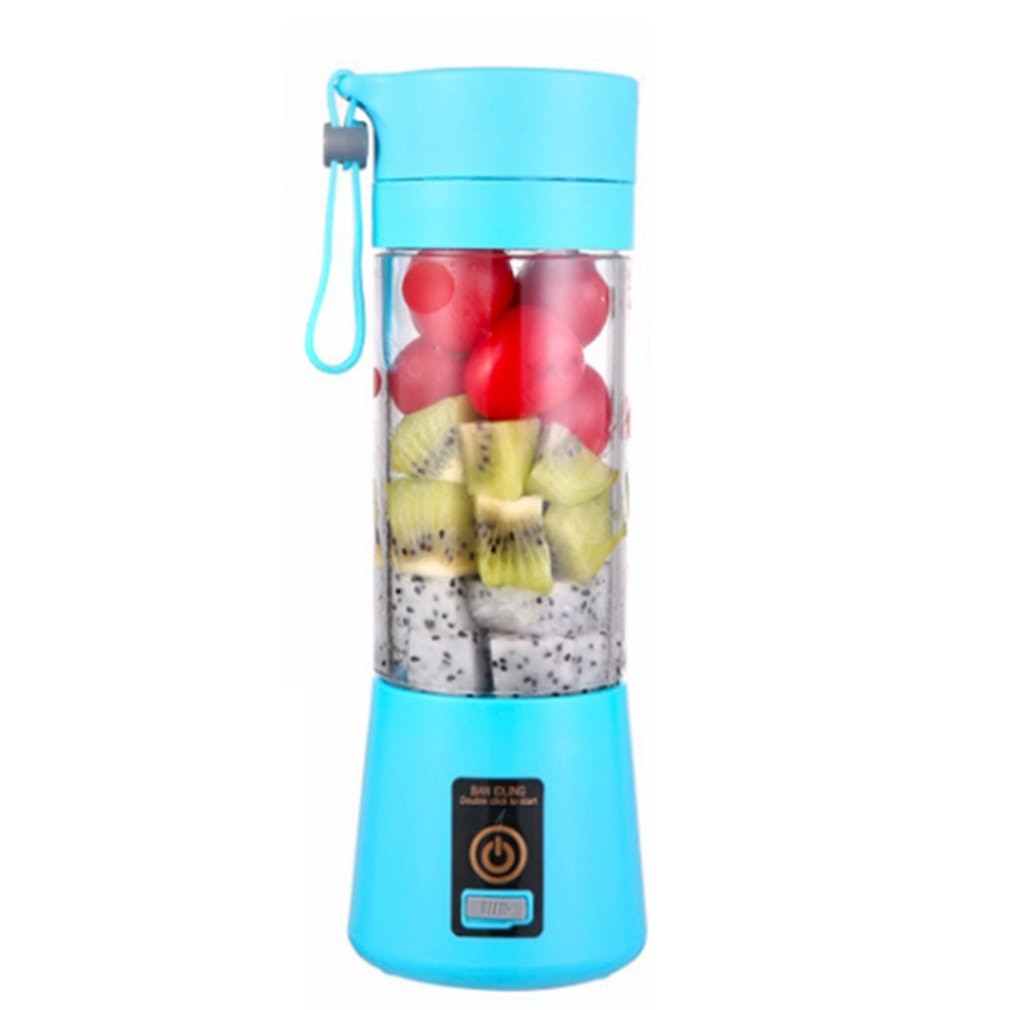 Draagbare mini elektrische usb mixer elektrische fruitpers machine, smoothie blender mini keukenmachine persoonlijke blender cup sap blenders Draagbare groothandel, draagbare blender mini 380 ml, kleine blender draagbare citruspers