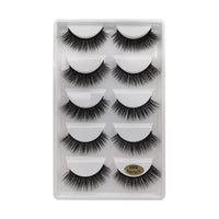 SHIDISHANGPIN 3/5/16 Pairs Natural Long False Eyelashes Dramatic Fluffy 3D Mink Lashes Wispy Wholesale Eye Lashes Thick Soft