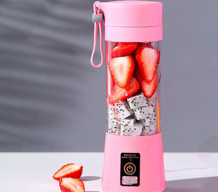 Draagbare mini elektrische usb mixer elektrische fruitpers machine, smoothie blender mini keukenmachine persoonlijke blender cup sap blenders Draagbare groothandel, draagbare blender mini 380 ml, kleine blender draagbare citruspers