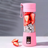 Draagbare mini elektrische usb mixer elektrische fruitpers machine, smoothie blender mini keukenmachine persoonlijke blender cup sap blenders Draagbare groothandel, draagbare blender mini 380 ml, kleine blender draagbare citruspers