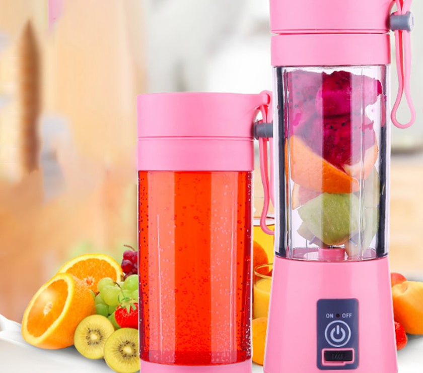 Draagbare mini elektrische usb mixer elektrische fruitpers machine, smoothie blender mini keukenmachine persoonlijke blender cup sap blenders Draagbare groothandel, draagbare blender mini 380 ml, kleine blender draagbare citruspers