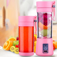 Draagbare mini elektrische usb mixer elektrische fruitpers machine, smoothie blender mini keukenmachine persoonlijke blender cup sap blenders Draagbare groothandel, draagbare blender mini 380 ml, kleine blender draagbare citruspers
