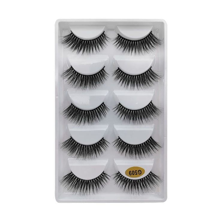 SHIDISHANGPIN 3/5/16 Pairs Natural Long False Eyelashes Dramatic Fluffy 3D Mink Lashes Wispy Wholesale Eye Lashes Thick Soft