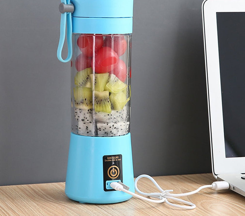 Draagbare mini elektrische usb mixer elektrische fruitpers machine, smoothie blender mini keukenmachine persoonlijke blender cup sap blenders Draagbare groothandel, draagbare blender mini 380 ml, kleine blender draagbare citruspers