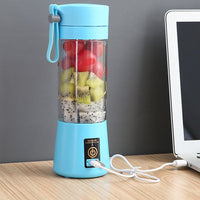 Draagbare mini elektrische usb mixer elektrische fruitpers machine, smoothie blender mini keukenmachine persoonlijke blender cup sap blenders Draagbare groothandel, draagbare blender mini 380 ml, kleine blender draagbare citruspers