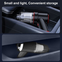 Deze handstofzuiger 2-in-1 autostofzuiger is een krachtige en handige schoonmaak oplossing. De krachtige luchtstofzuiger is perfect om stof en vuil direct en efficiënt uit het interieur van uw auto te verwijderen.