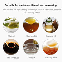 Deze Suction Kitchen Oil Bottle is een handige en stijlvolle manier om frituurolie te doseren terwijl je maaltijden bereidt.