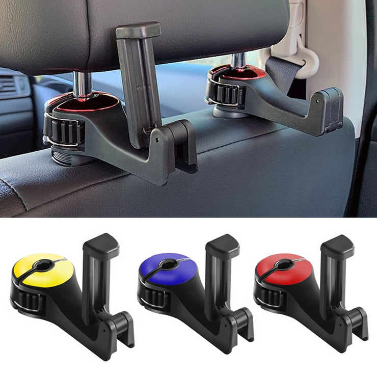 Onze hoofdsteunhaak biedt een gemakkelijke en veilige manier om je spullen vast te houden terwijl je aan het rijden bent.